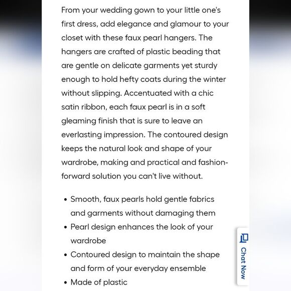 Concepts In Time Set of 2 Pearl Hangers - Picture 7 of 8